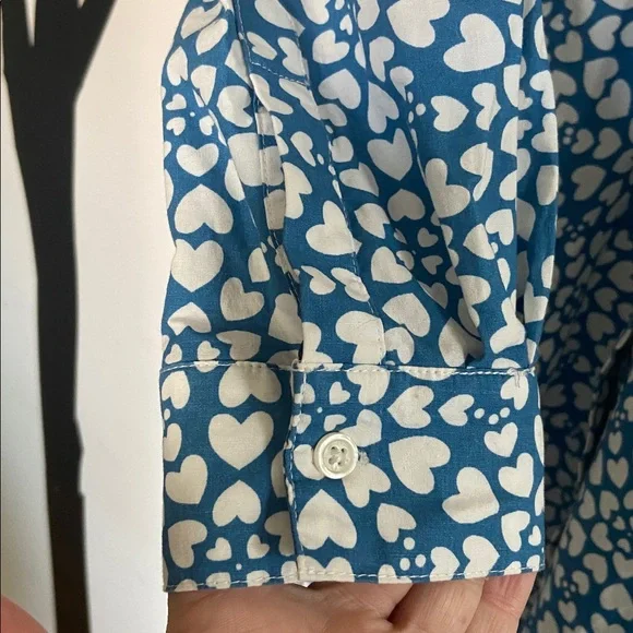 NWOT Boden Posy midi shirt dress in heart floral print - Picture 10 of 15
